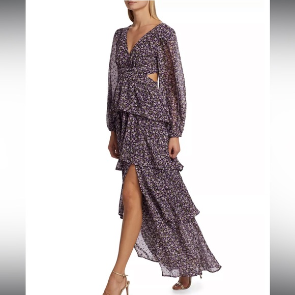 S ASTR The Label Anora Floral Ruffled Maxi Dress - Picture 2 of 9